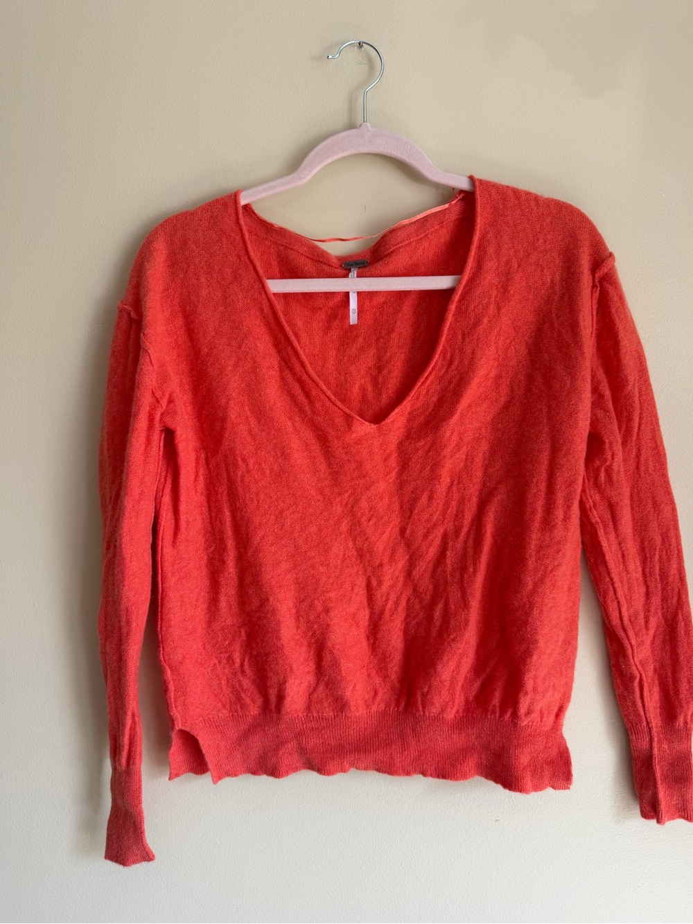 Free People Coral Crewneck Knit Top
